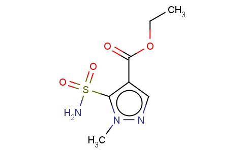 1-METHYL-4-ETHYL FORMATE-5-PYRAZOLE SULFONAMIDE